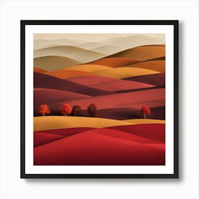 Autumn Landscape 9 Art Print