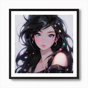 Anime Girl 12 Art Print