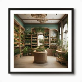 Botanical Garden Interior Art Print