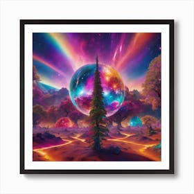 A Celestial Planet Art Print