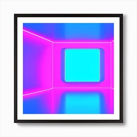 Neon Room Art Print