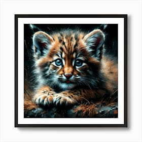 Lynx Cub Art Print