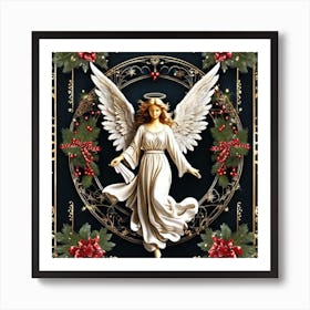 Angel Of Christmas 5 Art Print