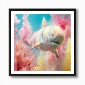 Shark In The Ocean Art Print