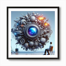 Digital World Art Print