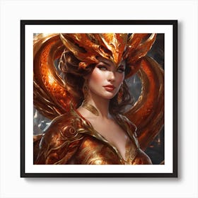 Dragon Goddess Art Print