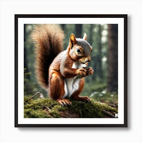 Red Squirrel 6 Art Print