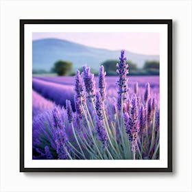 Lavender Fields Art Print