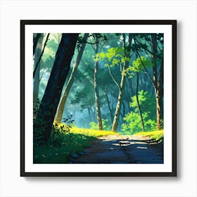 Path In The Forest 2 Art Print