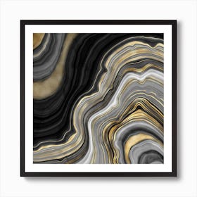 Agate Texture 10 Art Print