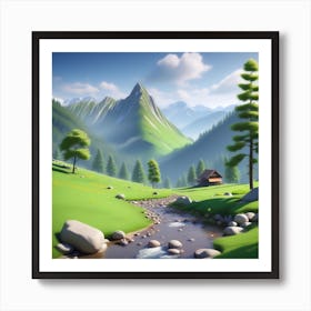 Landscape - Landscape Stock Videos & Royalty-Free Footage 14 Art Print