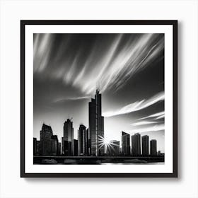 Chicago Skyline 15 Art Print