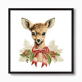 E Christmas 4 Art Print