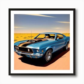 1970 Muscle Car Art Print