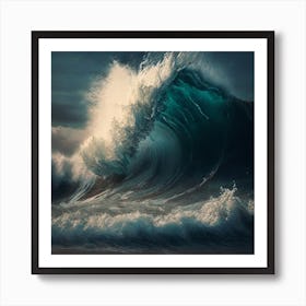 Ocean Wave Art Print