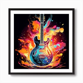 Electric Guitar Art Print