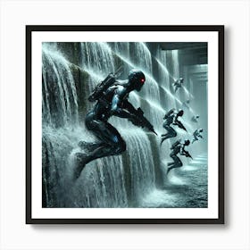 Cascade Sovereignty Scifi Torrent Scouts Cascades Navigation Art Print