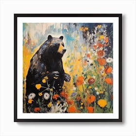 Bear in the wild Art Print