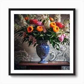 Flowers In A Vase 108 Art Print