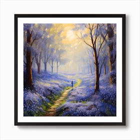 Woollen Gardens: Irises in Monet's Sanctuary Art Print