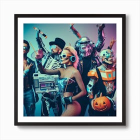 Halloween Party19 1 Art Print