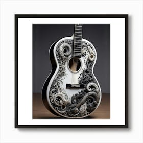 Yin and Yang in Guitar Harmony 28 Art Print