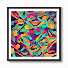Abstract Abstract Background 3 Art Print