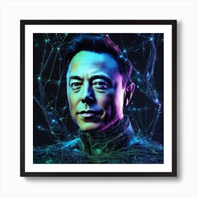 Elon Mask2 Art Print