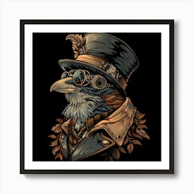 Steampunk Bird 17 Art Print