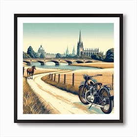 Port Meadow, Oxford 1 Art Print