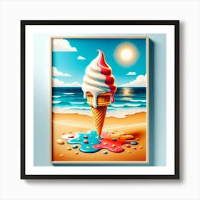 Ice Cream Cone 1 Art Print