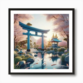 Japanese Garden 12 Art Print