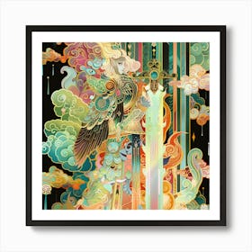 Angel Of The Sky Art Print