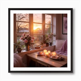 Swedish Sunset Art Print