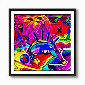 Psychedelic Trip Art Print