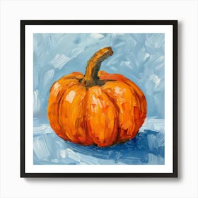 Pumpkin Painting 7 Art Print