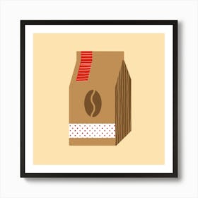 Coffee Bag Art Print