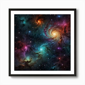 Nebula Galaxy Art Print