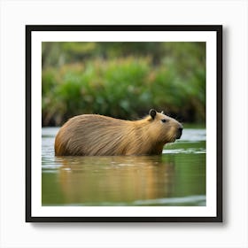 Capybara Art Print