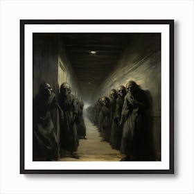 Dark Corridor Art Print