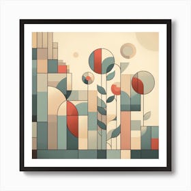 Abstract Flower Art Print