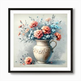 Flowers In A Vase 4 Art Print