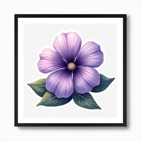 Purple Flower Art Print