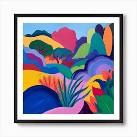 Abstract Park Collection Royal Botanic Gardens Sydney 2 Art Print