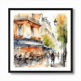 Paris Cafe 7 Art Print