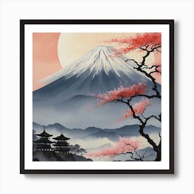 Mt Fuji Art Print