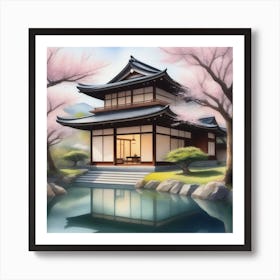 Japanese House Art Print