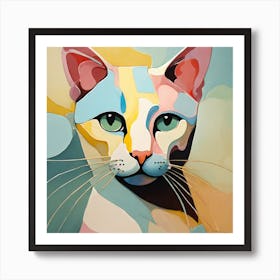 Cat Painting Art Print