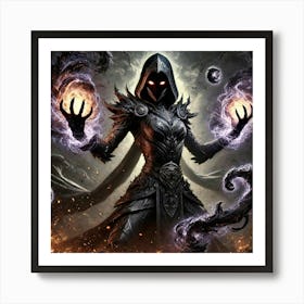 Queen Sorath Dark Flame Manipulation Converted Art Print