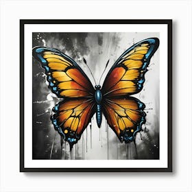 Butterfly Painting 132 Art Print